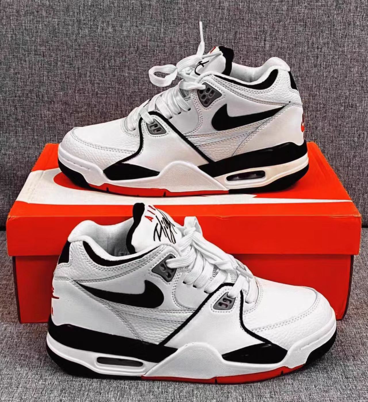 Nike Air Flight 89 White Black Red