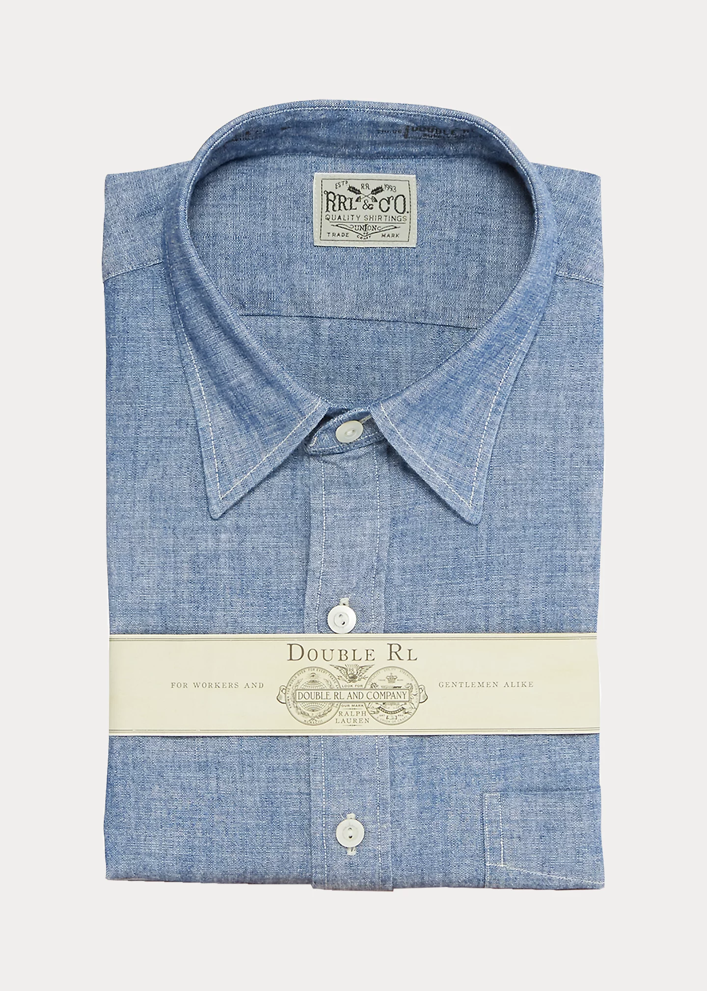 Slim Fit Chambray Shirt