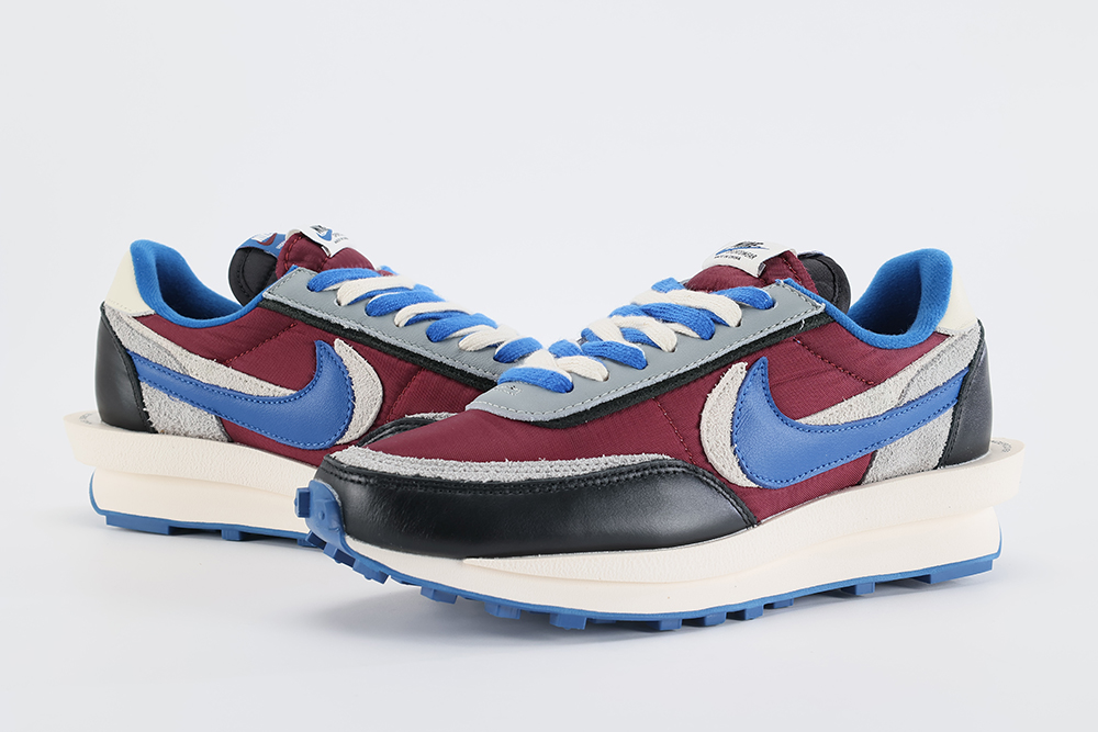 Sacai X Undercover X NK LDWaffle 'Night Maroon Team Royal' Replica