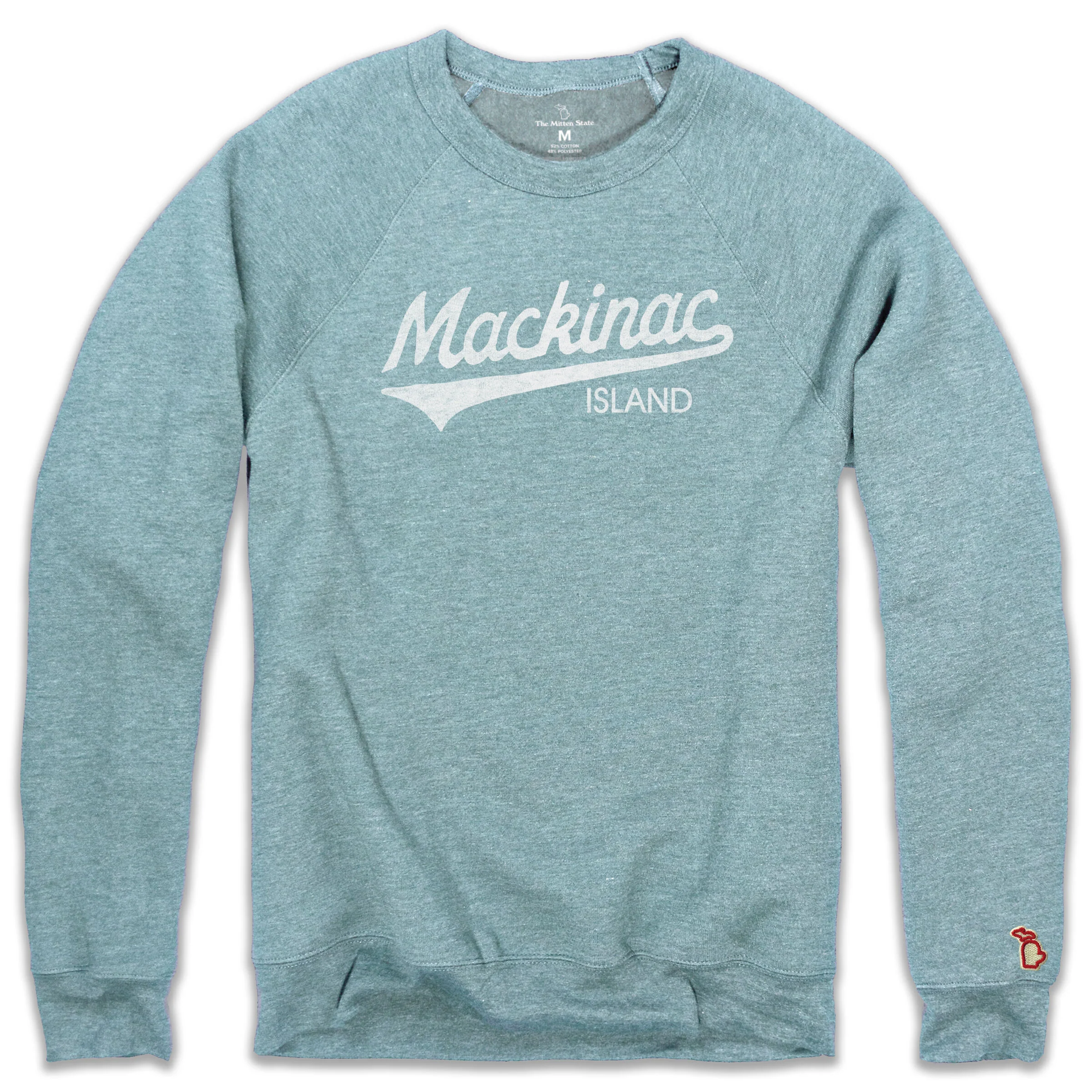 MACKINAC ISLAND SCRIPT FLEECE SWEATSHIRT (UNISEX)