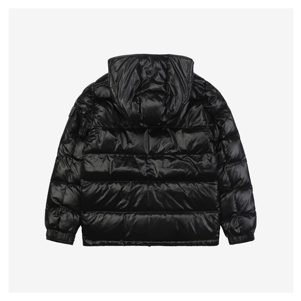 Mxxcler Maya Logo Patch Hooded Down Jacket