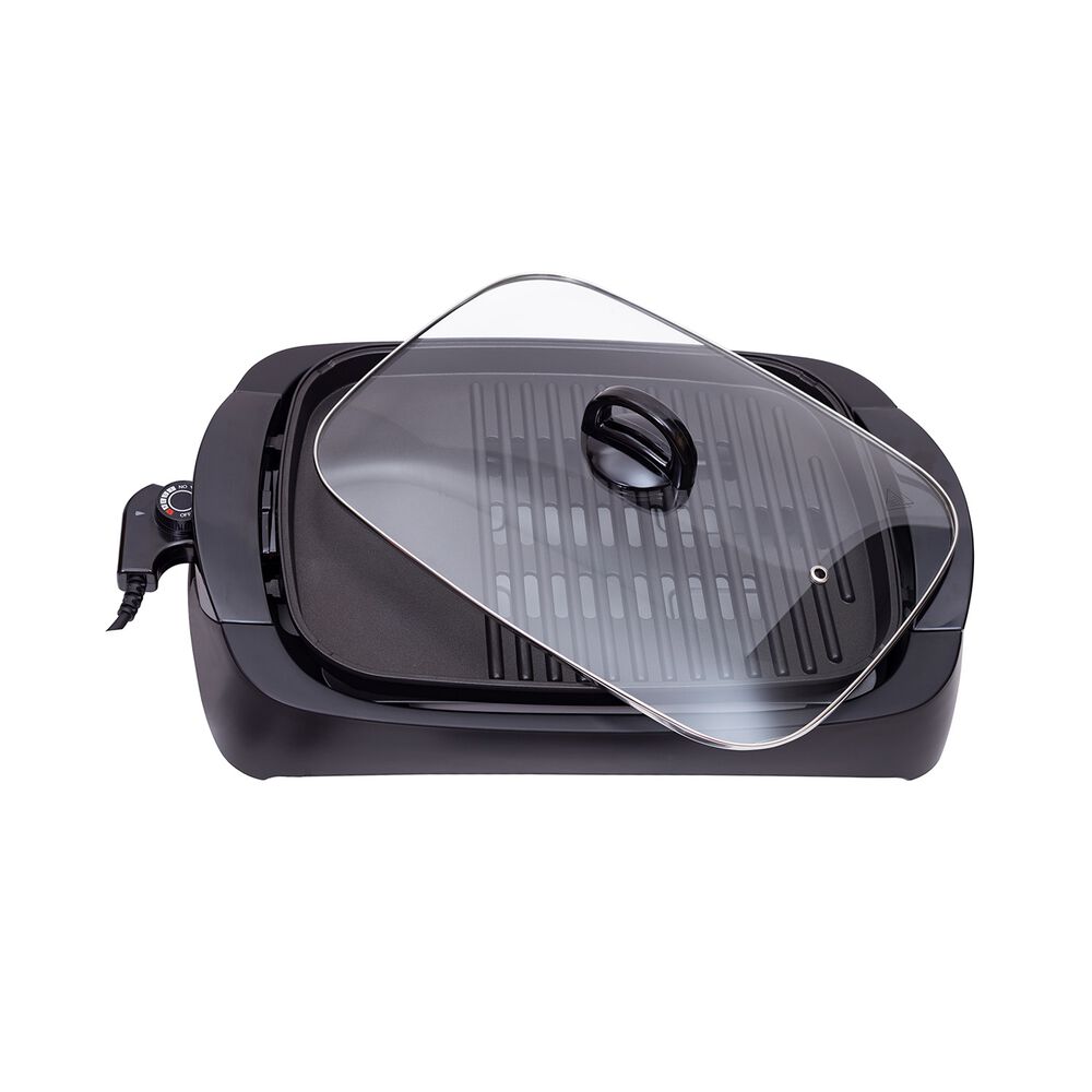 ADLER Grill elektryczny Adler AD 6610, 3000 W, ze szklaną pokrywą