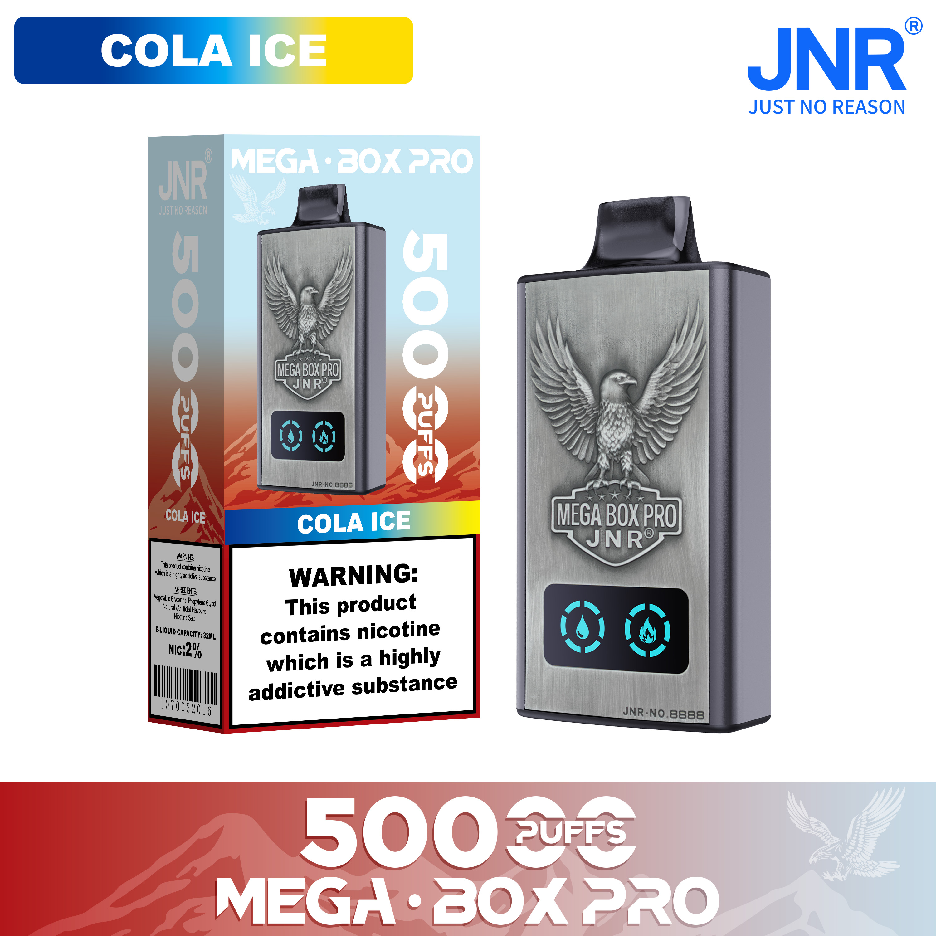Mega Box Pro 50000 Puffs Disposable Vape - Vente en Gros / Groothandel