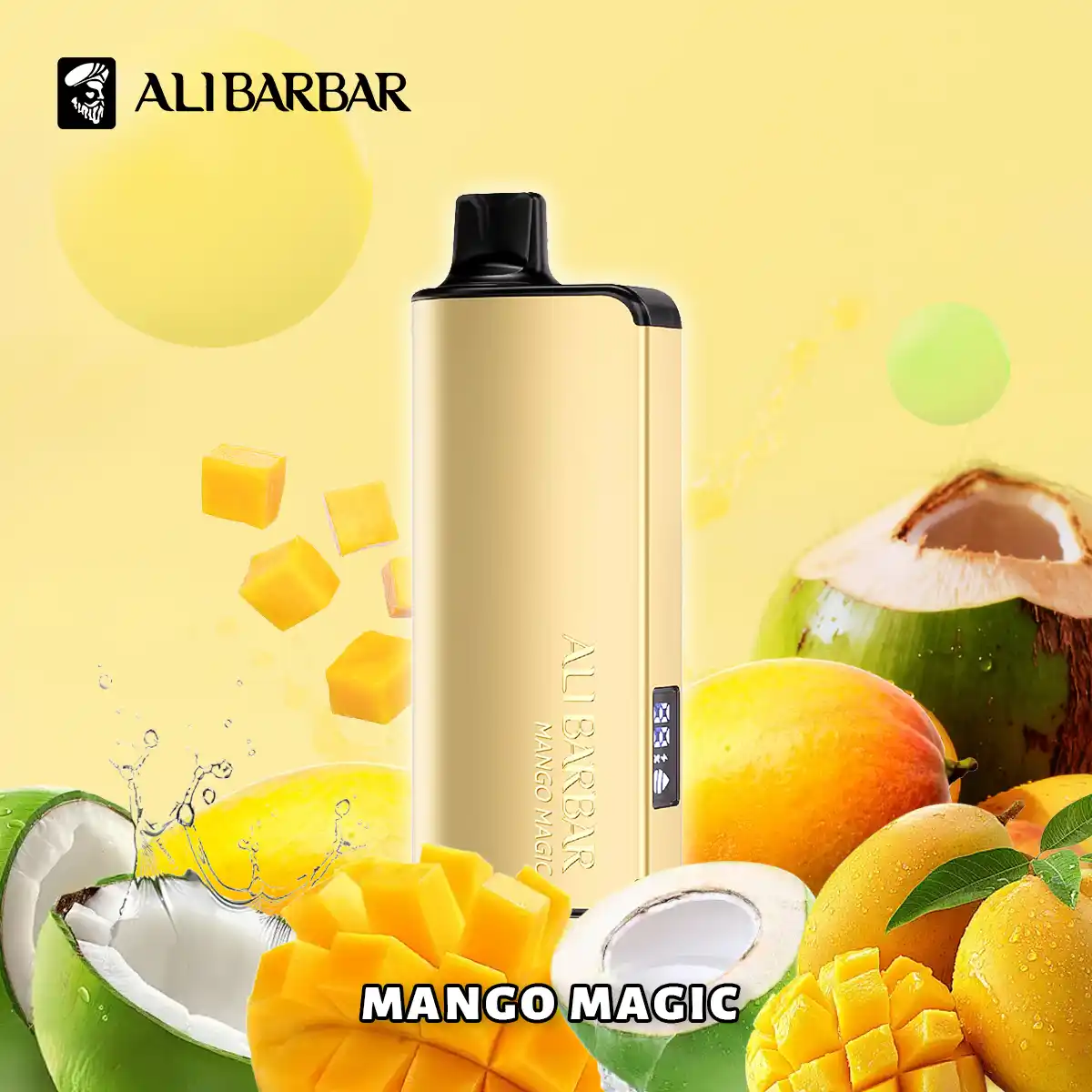 ALIBARBAR INGOT 9000 Puffs – Peach ice