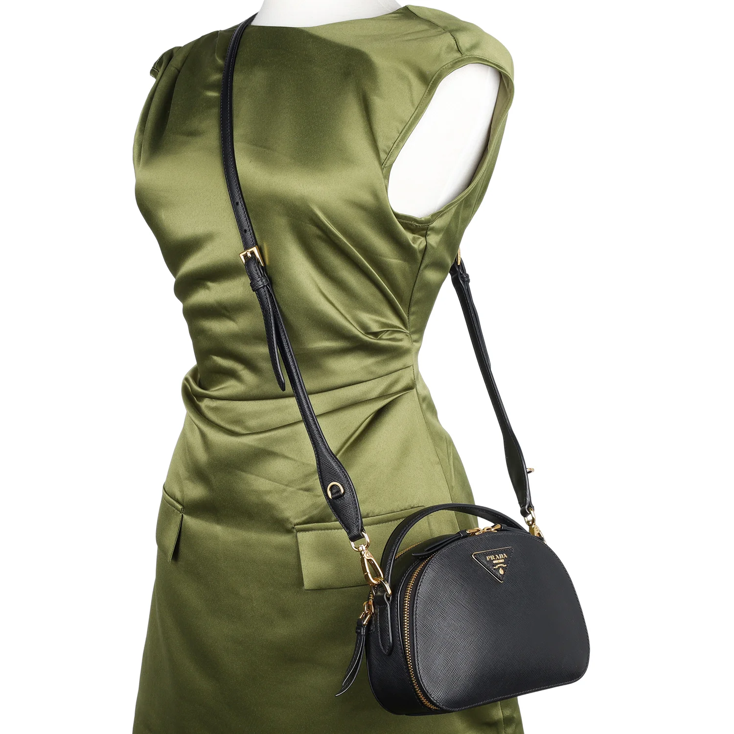 Saffiano Lux Odette Crossbody