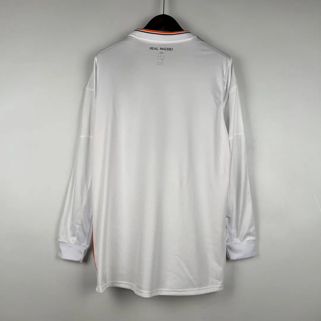 2013/14 Real Madrid Retro Jersey Home Long Sleeve