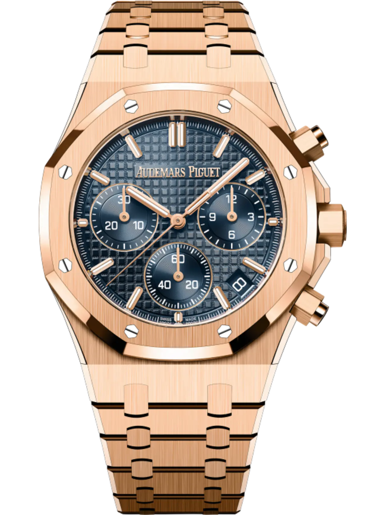 [2026 Mirror Grade]Audemars Piguet ROYAL OAK Pink Gold “Bleu nuit nuage 50” Dial CHRONOGRAPH 41mm 26240OR.OO.1320OR.05