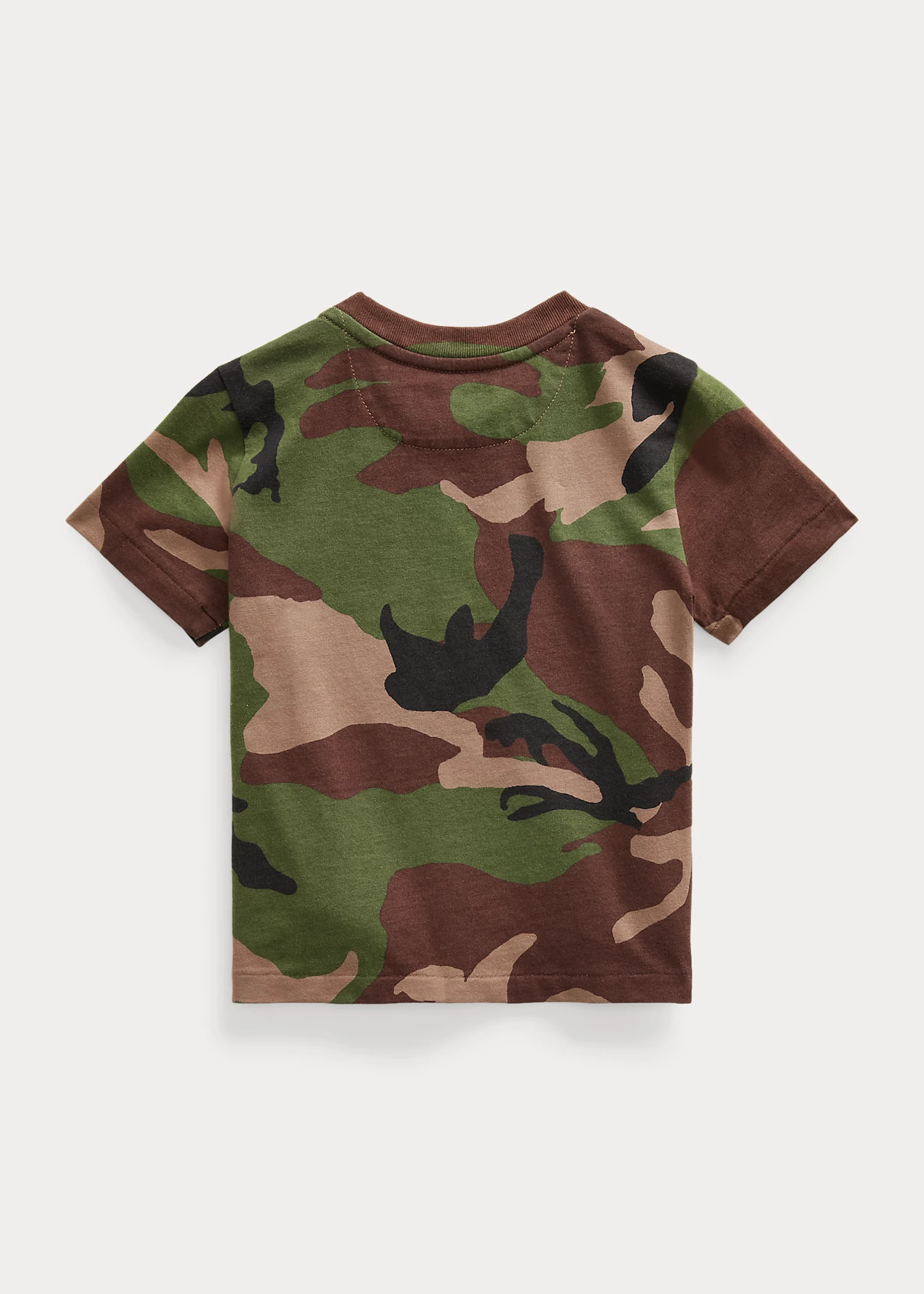 Camo Cotton Jersey Pocket Tee