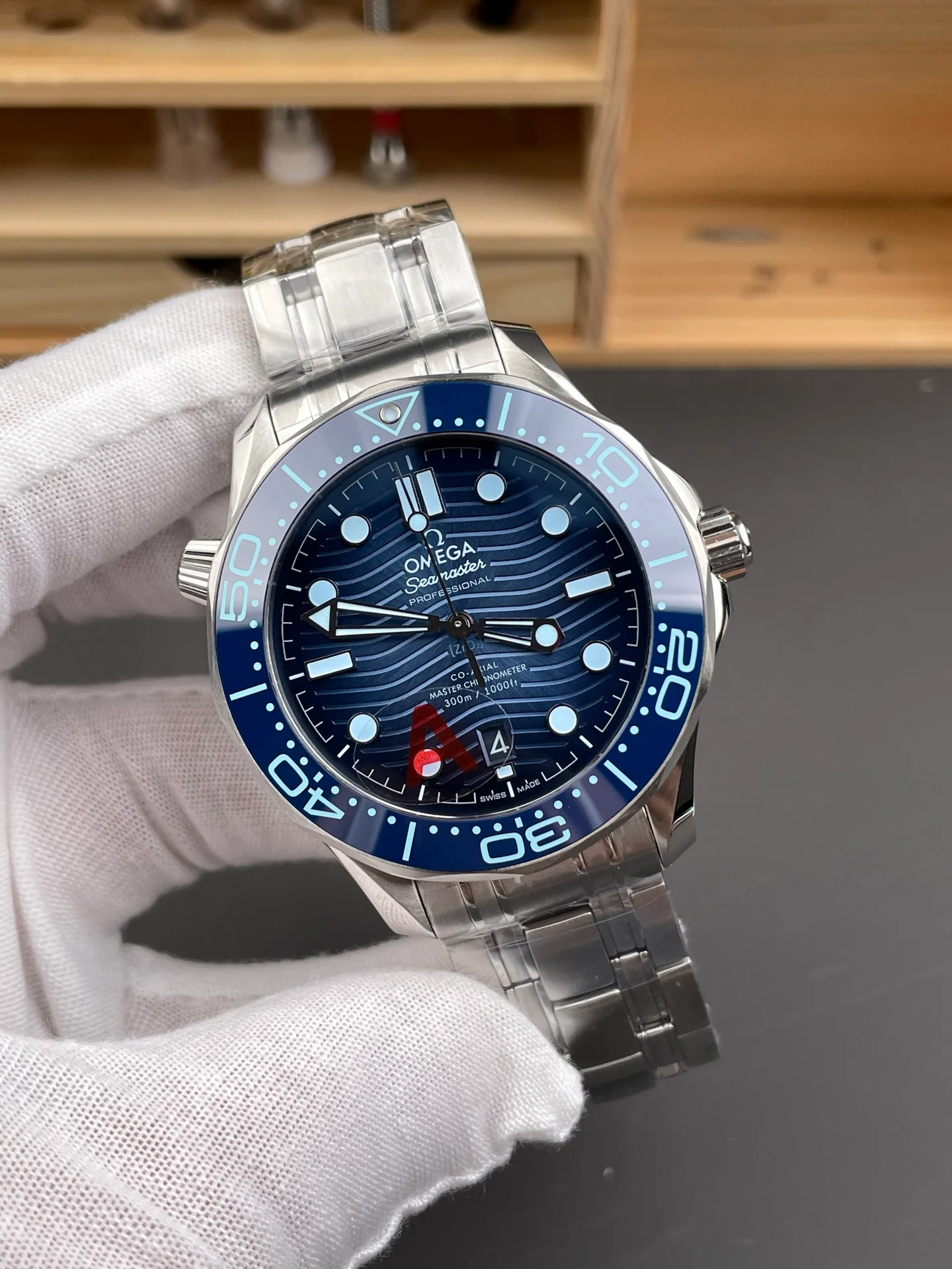 Seamaster 300, Gradient Blue 75th Anniversary Edition