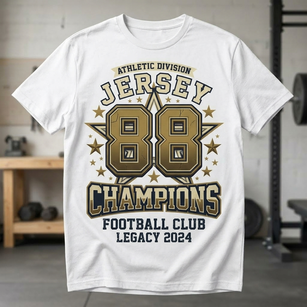 Unisex Loose Fit T-Shirt 100% Cotton Soft Comfortable Summer Casual Printed Top Soccer