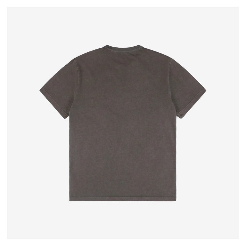 Alexander Wang Glitter Micro Logo Letter Print T-Shirt (Dark Grey/Grey)