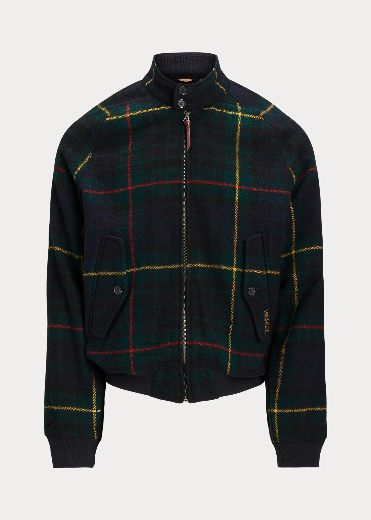 Plaid Wool Twill Jacket