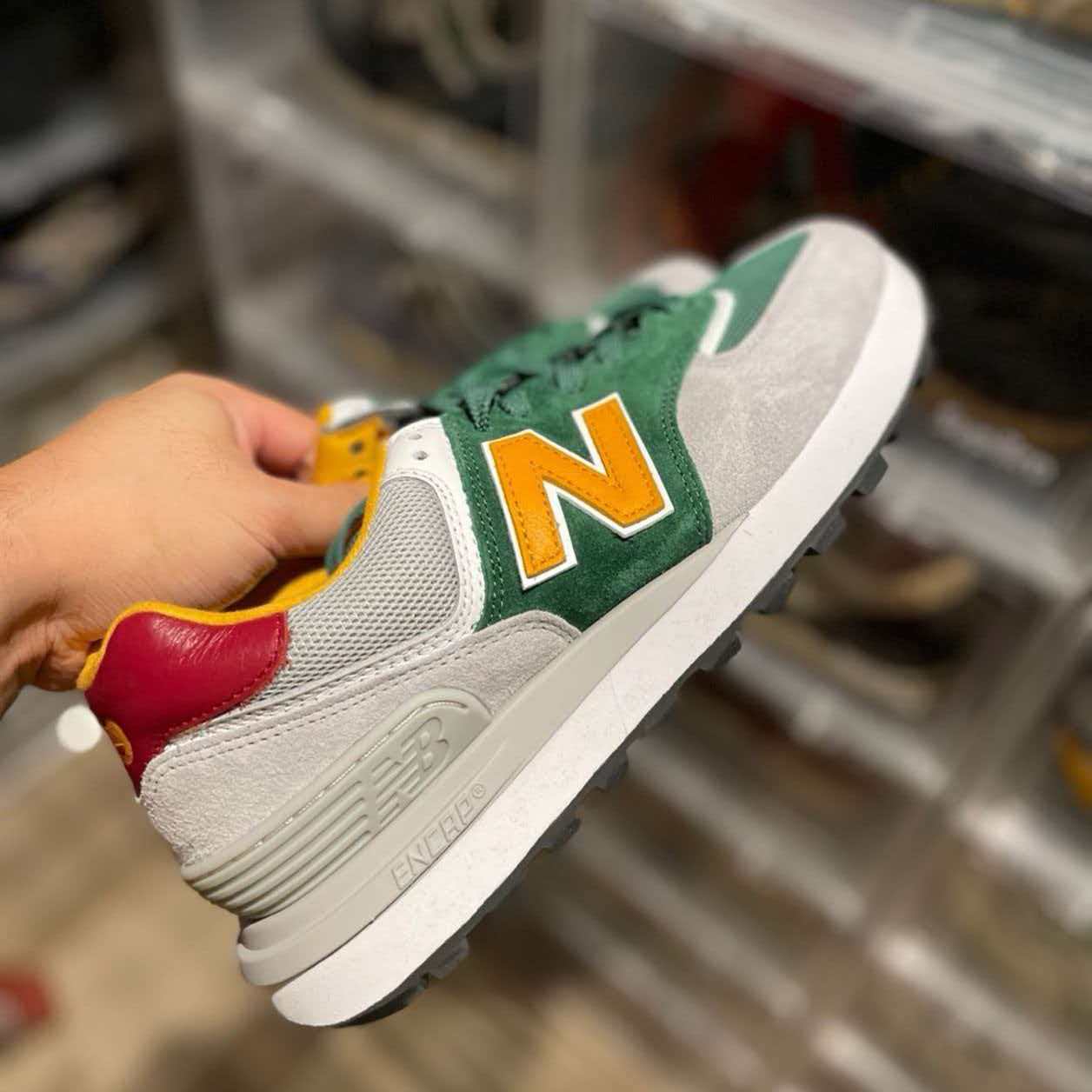 eYe Junya Watanabe MAN × New Balance 574 Legacy 'Forest Green/Varsity Yellow'