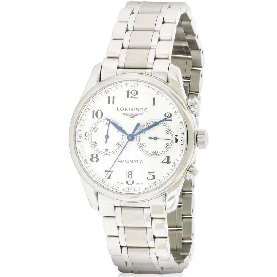 [2026 Mirror Grade]Longines Men's L26294786 Master Collection Chronograph Automatic Stainless Steel Watch