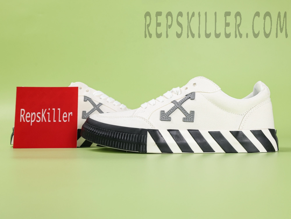 OFF-WHITE Vulc Low Canvas White Grey