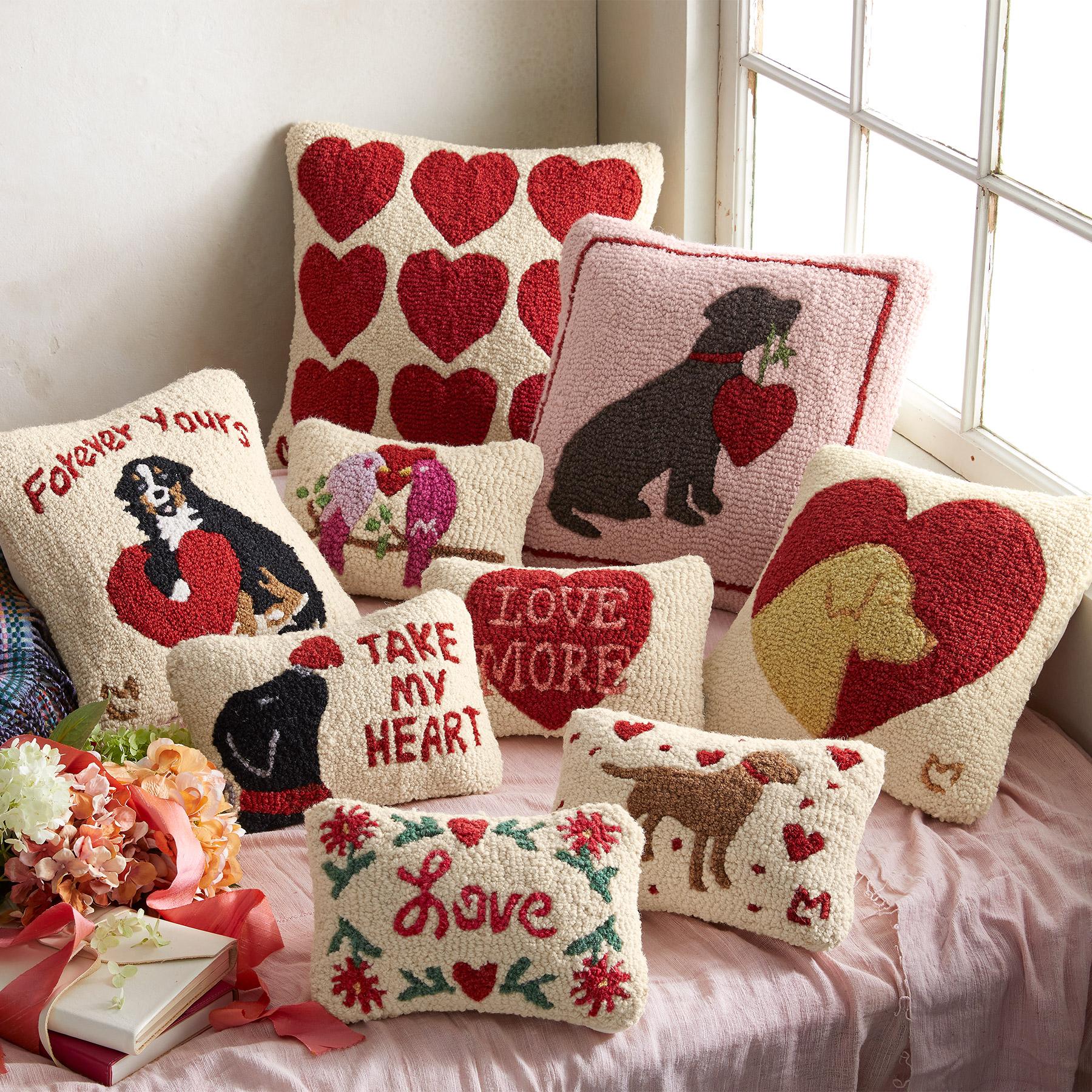 Love Flowers Mini Pillow