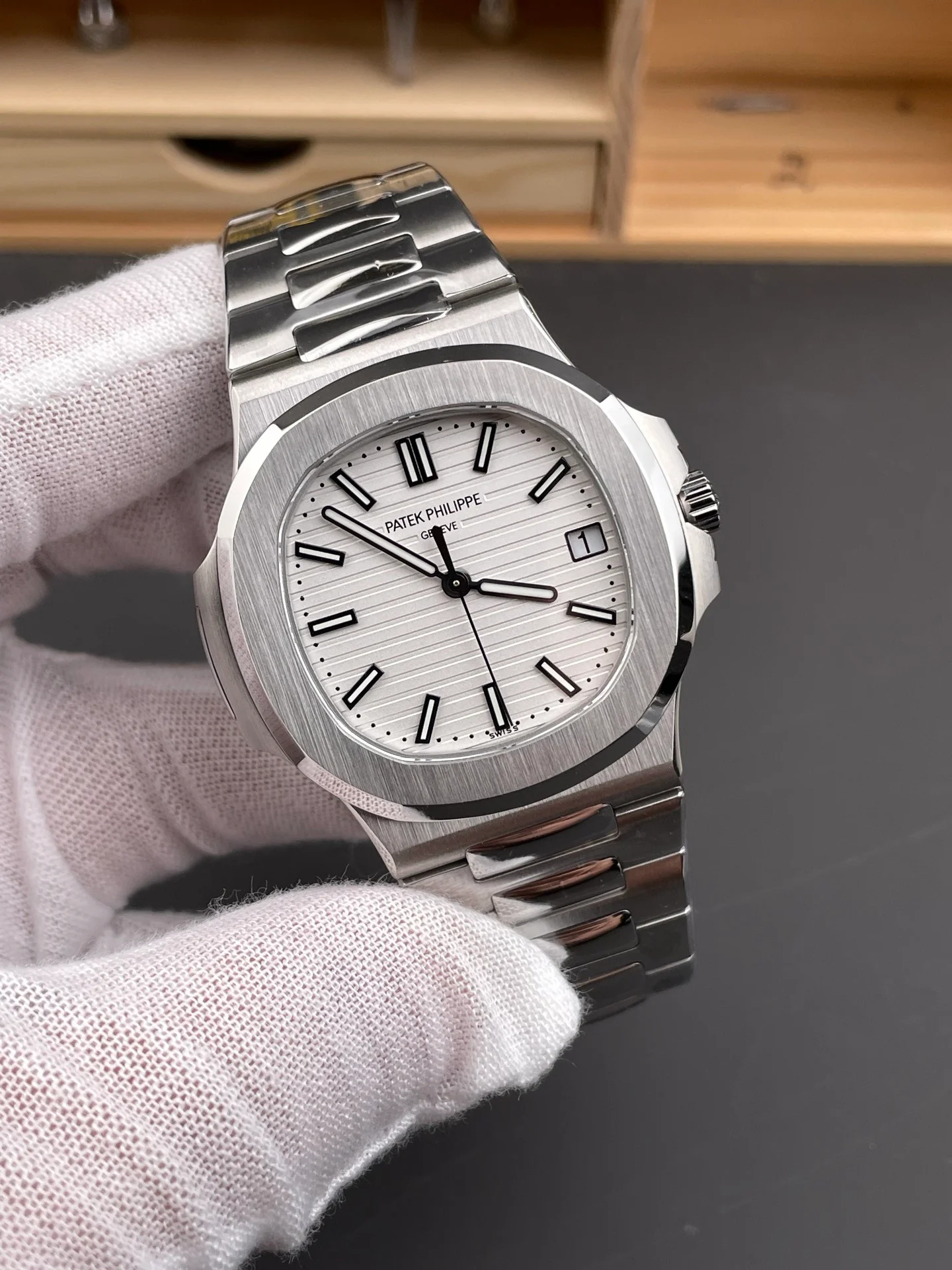 Nautilus 5711 White Dial