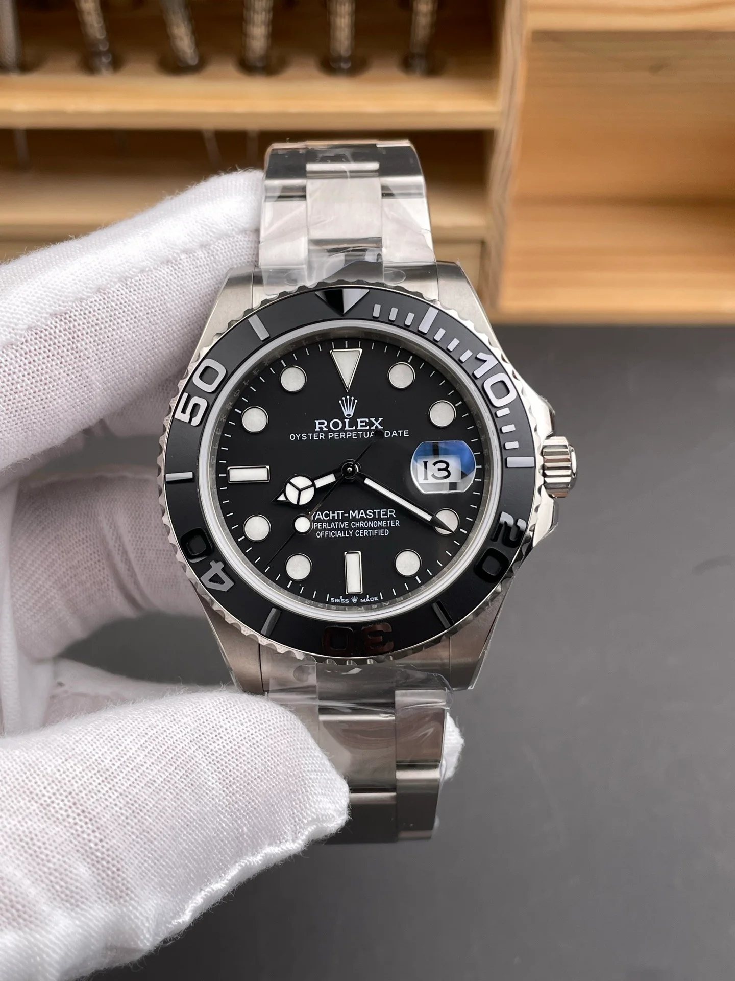 Titanium Yacht-Master Ceramic Bezel