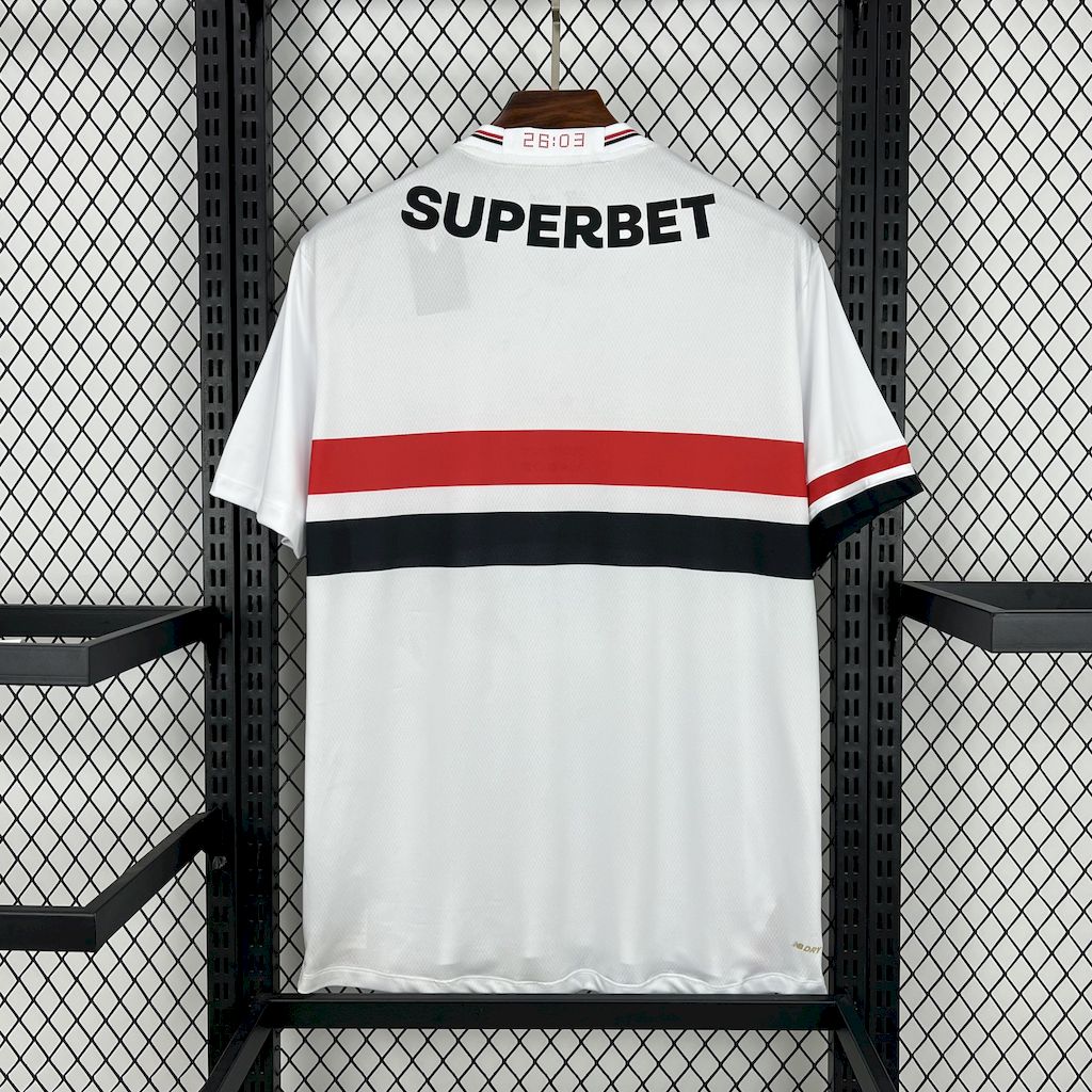 Sao Paulo FC Soccer Jersey Home Custom Shirt 2025