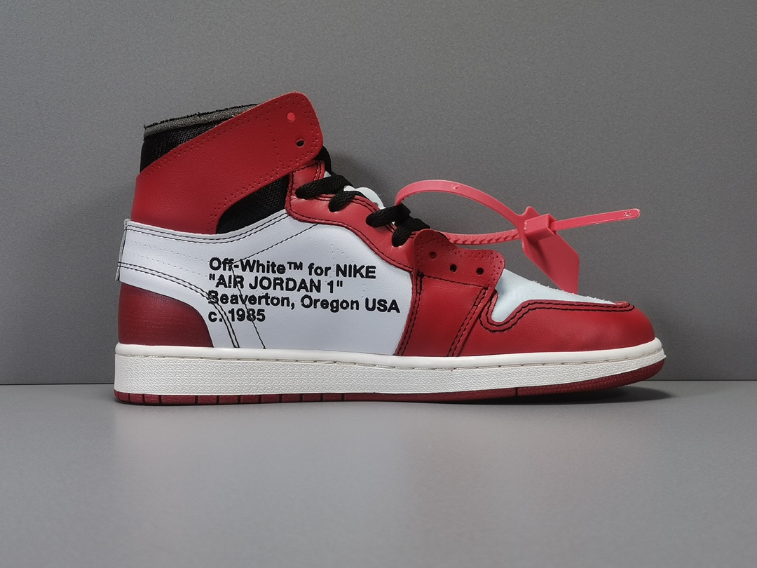 GOD OFF-WHITE X AIR JORDAN 1 HIGH THE TEN CHICAGO  AA3834-101