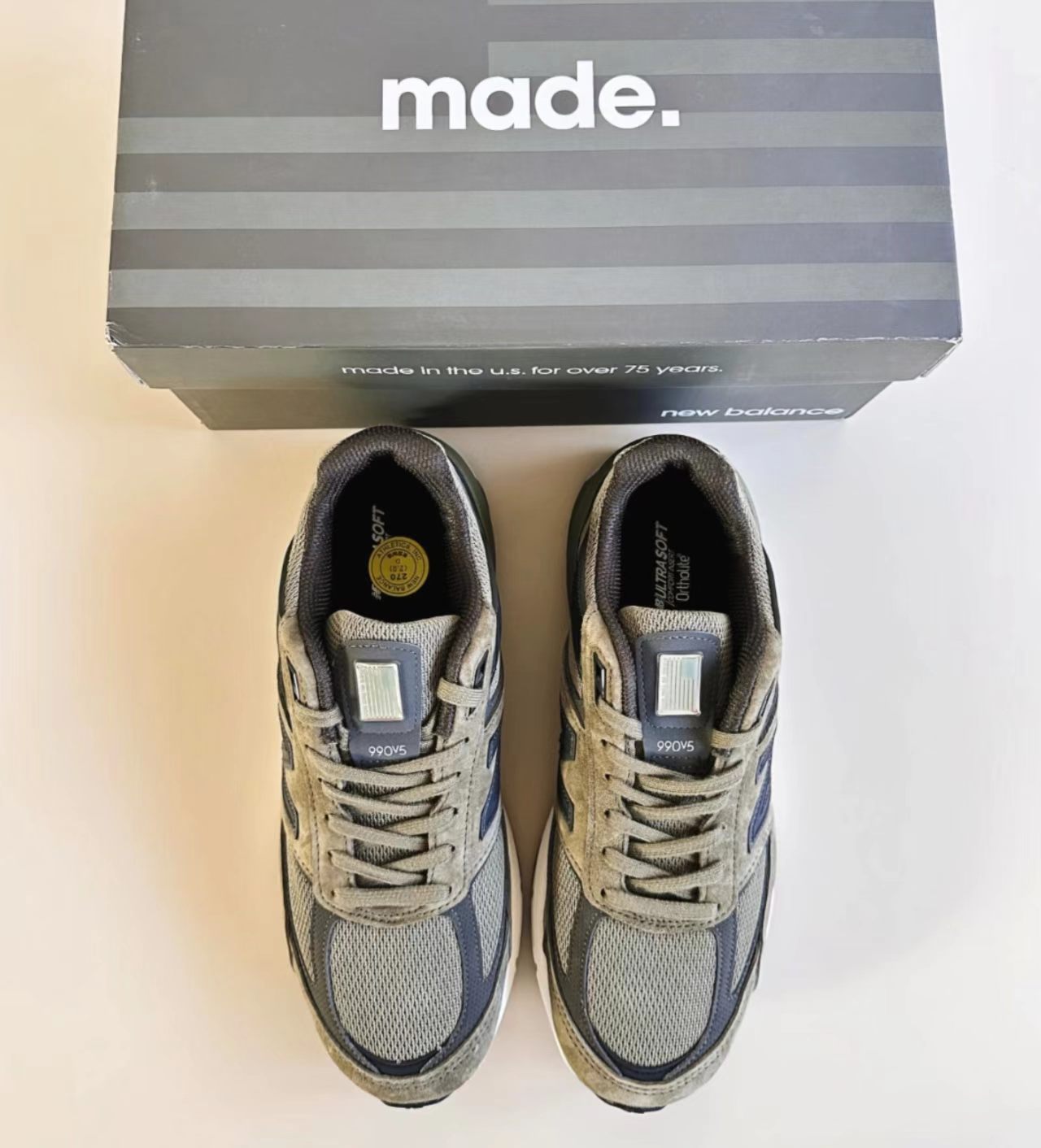 New Balance 990v5 Olive Black