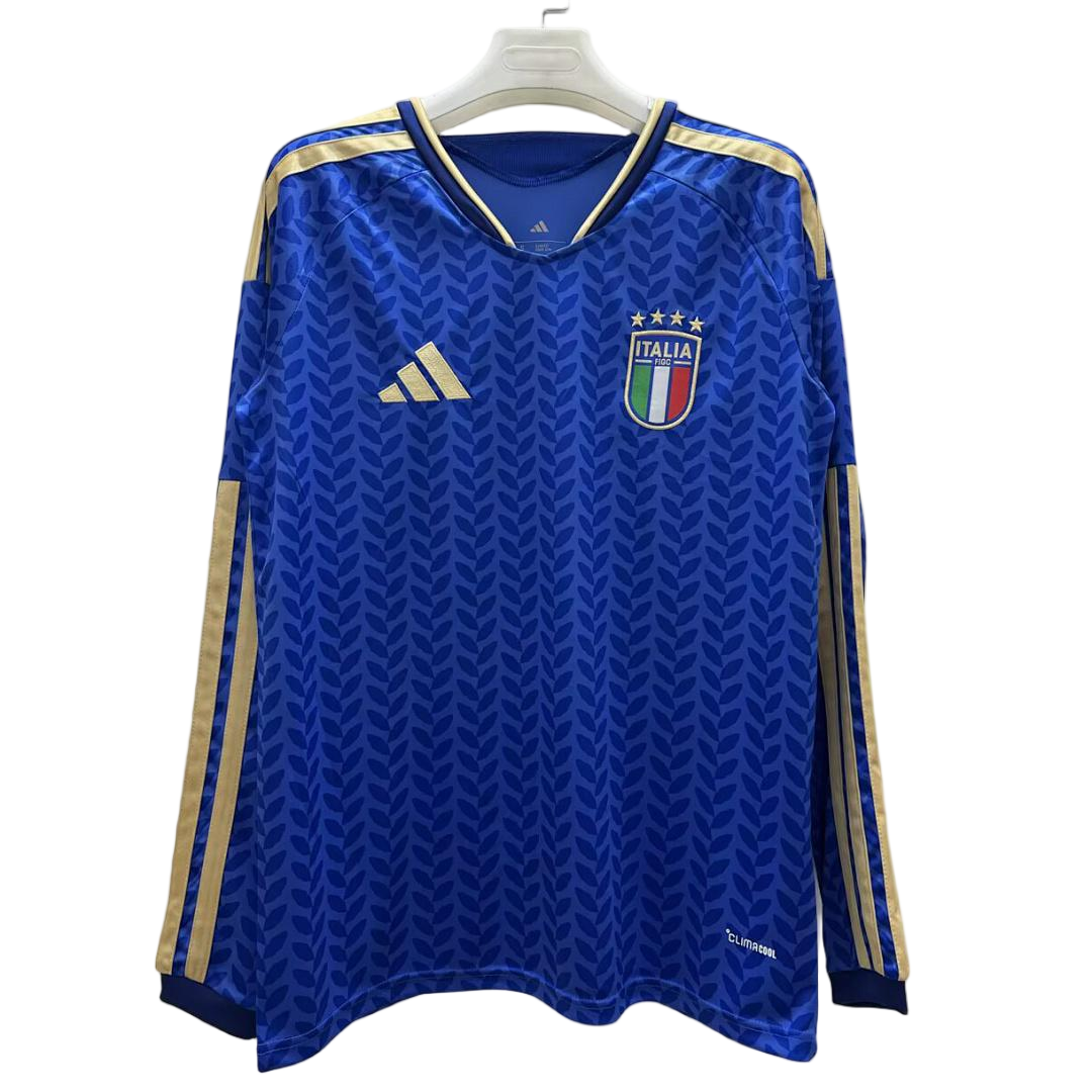 Italy Soccer Jersey Home Long Sleeve Custom Shirt World Cup 2026