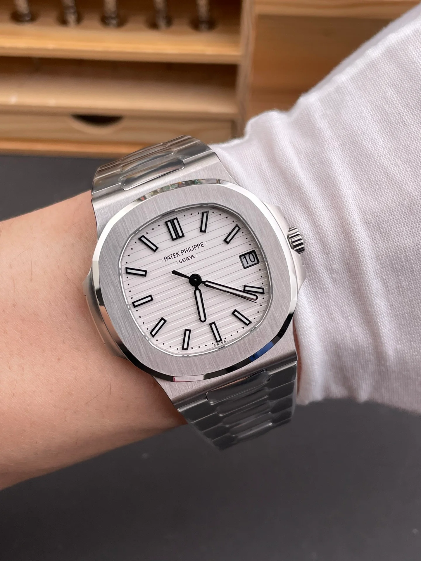 Nautilus 5711 White Dial
