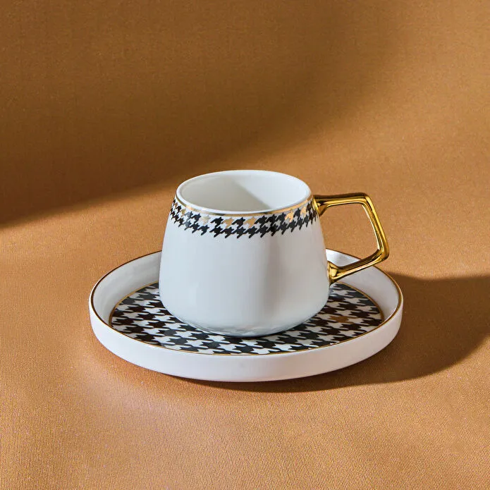 Karaca Kazayagi Ensemble De Tasses À Café Pour 2 Personnes 100 Ml