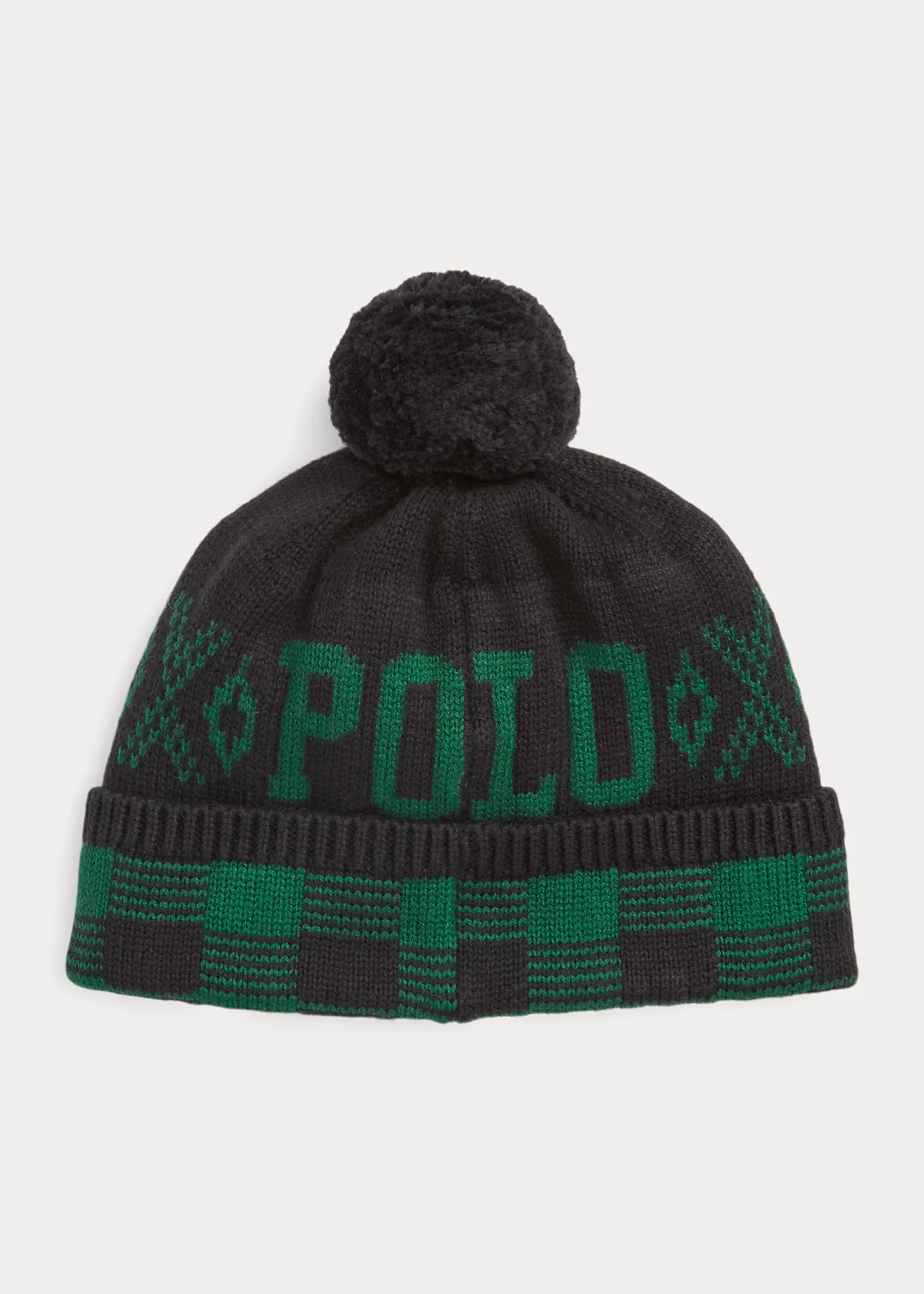 Moose-Plaid Cotton-Blend Hat