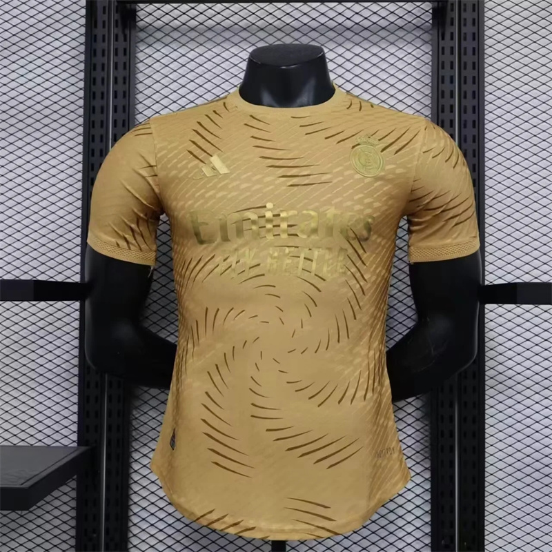 Real Madrid Authentic Soccer Jersey Golden Special Edition Shirt 2023/24