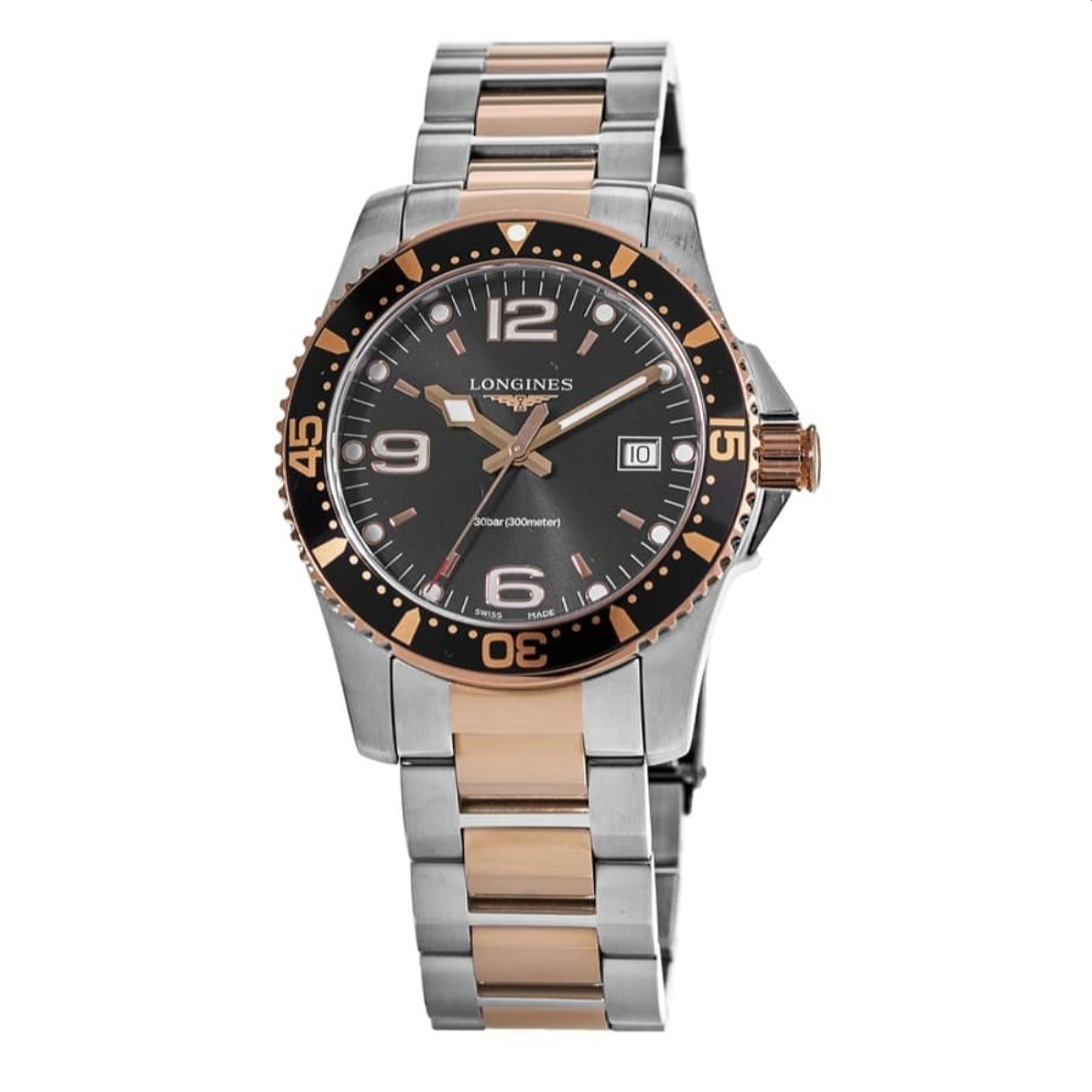 [2026 Mirror Grade]Longines Men's L3.740.3.58.7 Conquest Two-Tone Stainless Steel Watch