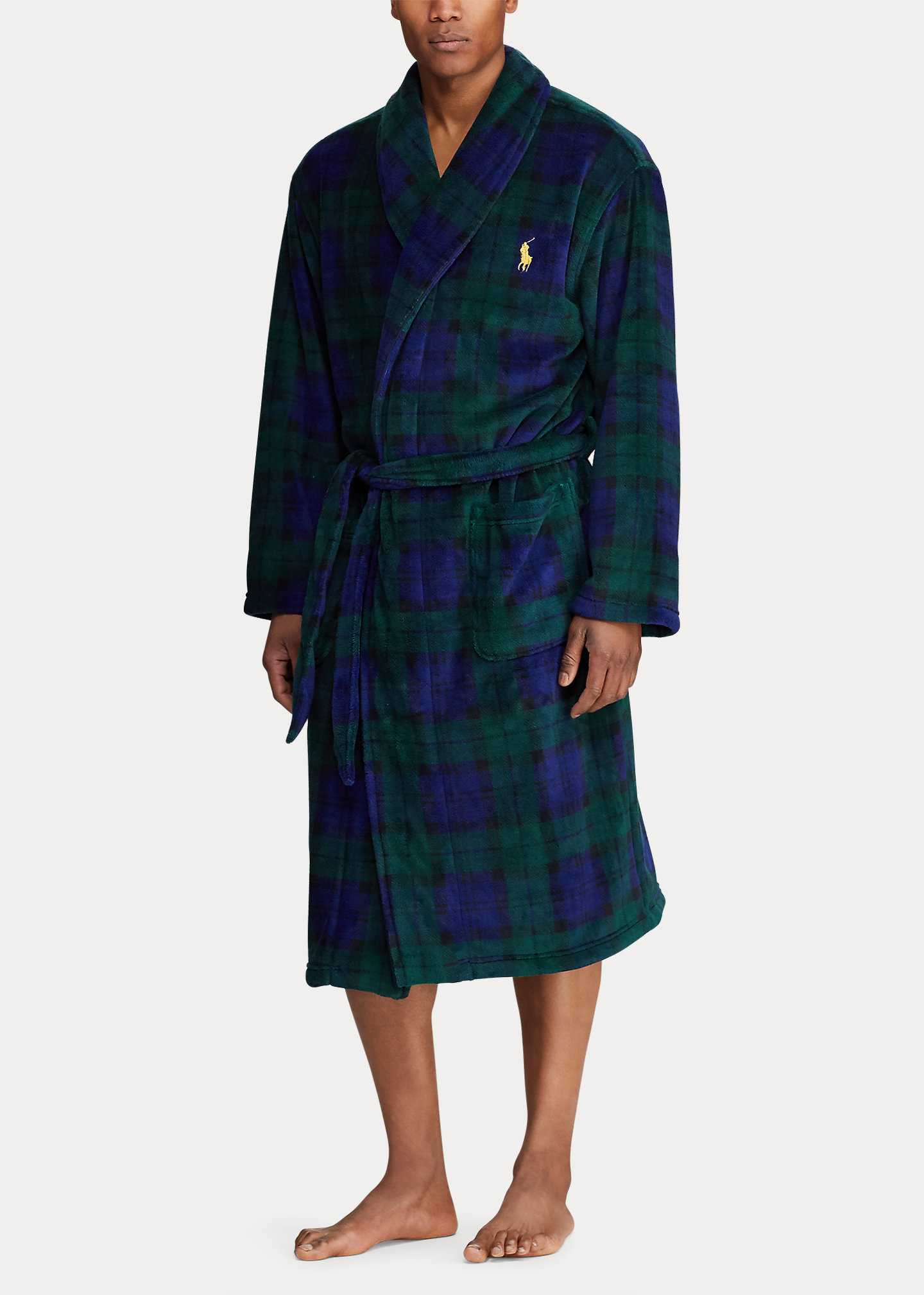 Tartan Plush Microfiber Robe