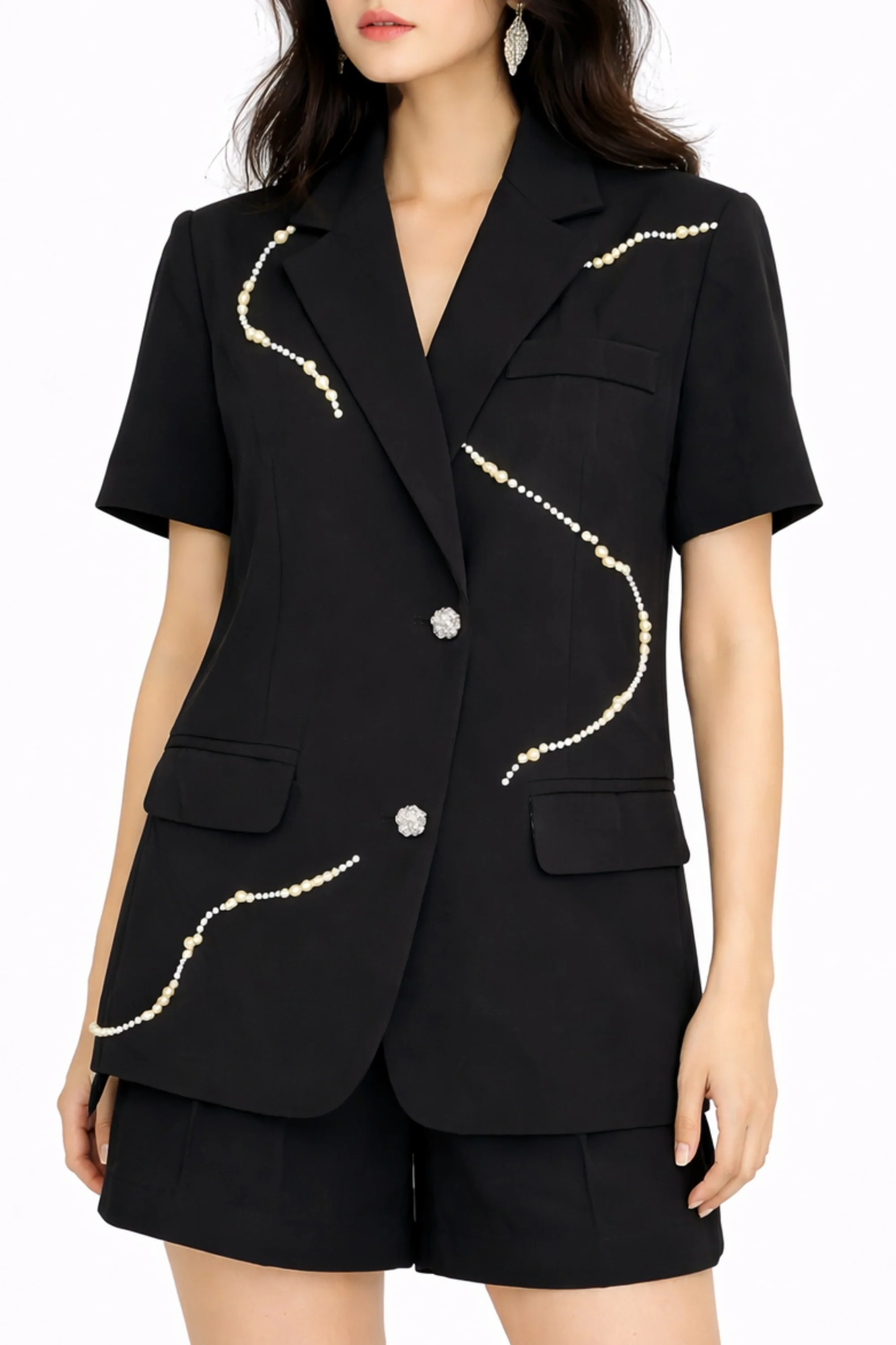 Noir Serpentine Blazer
