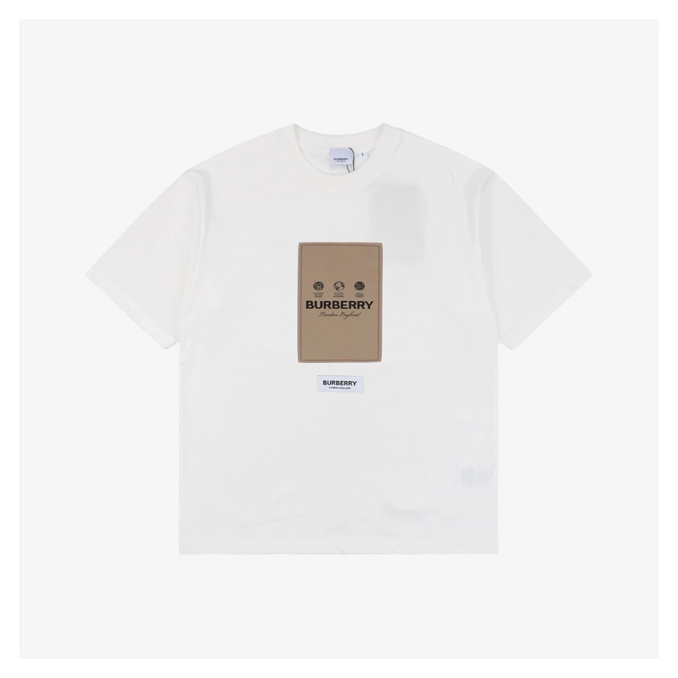 BBry Label Patchwork T-Shirt (Black/White)