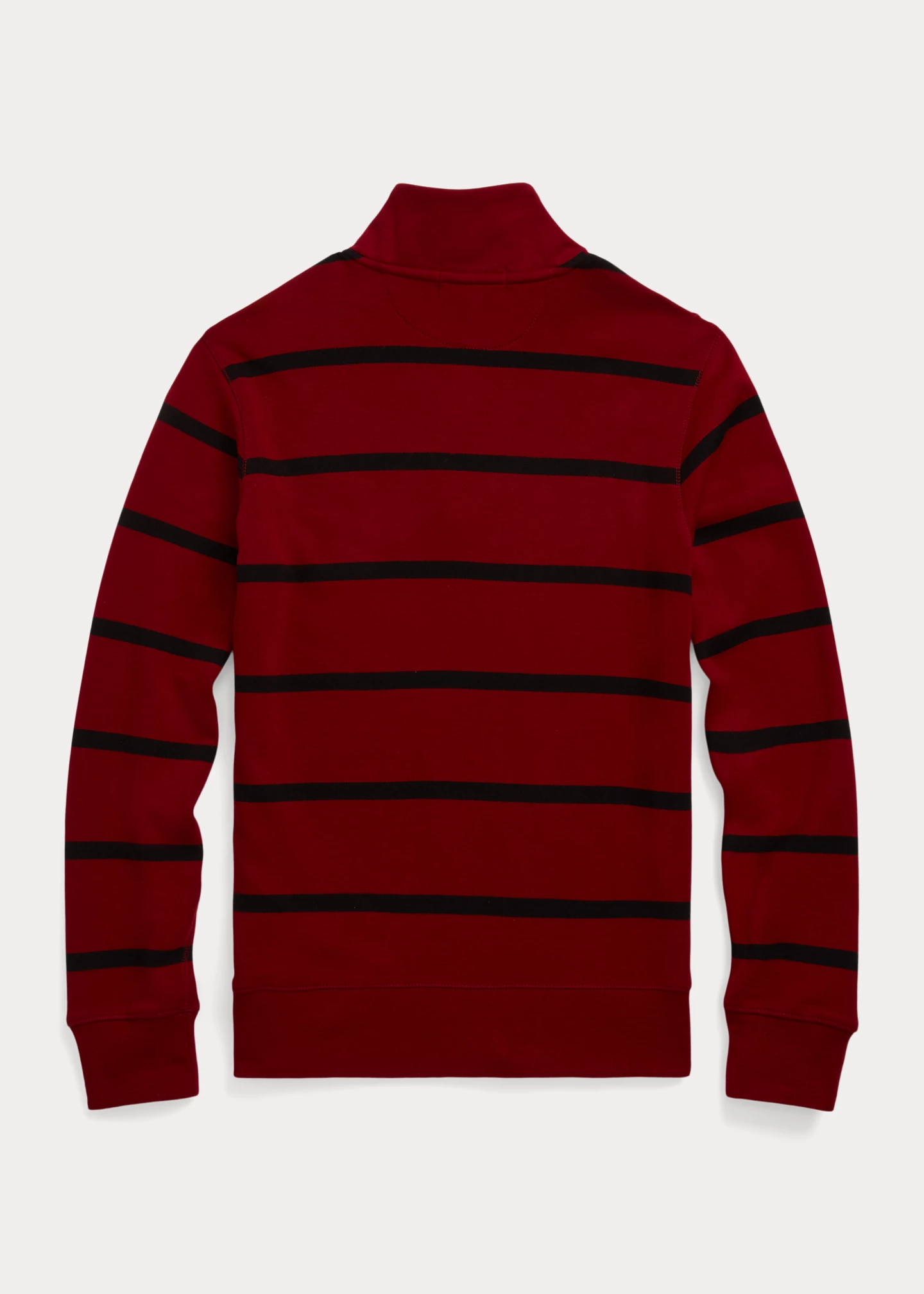 Striped Cotton Interlock Pullover