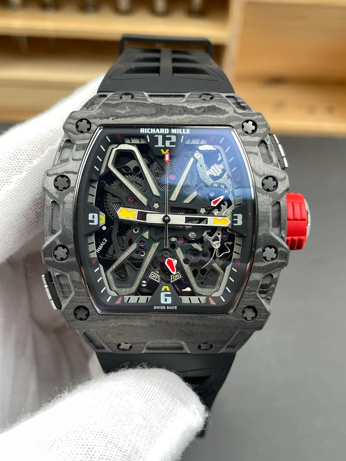 RM35-03 Carbon Fiber Black