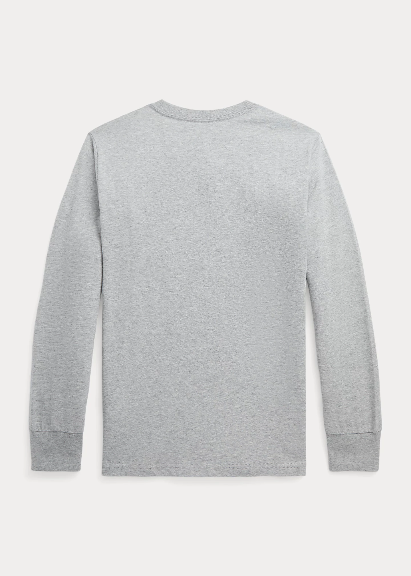 Triple-Pony Logo Cotton Long-Sleeve Tee