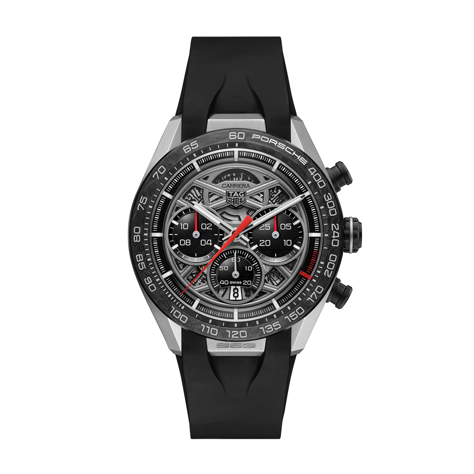 [2026 Mirror Grade]TAG Heuer Carrera Porsche Limited Edition 44mm Mens Watch Skeleton CBU2010.FT6267