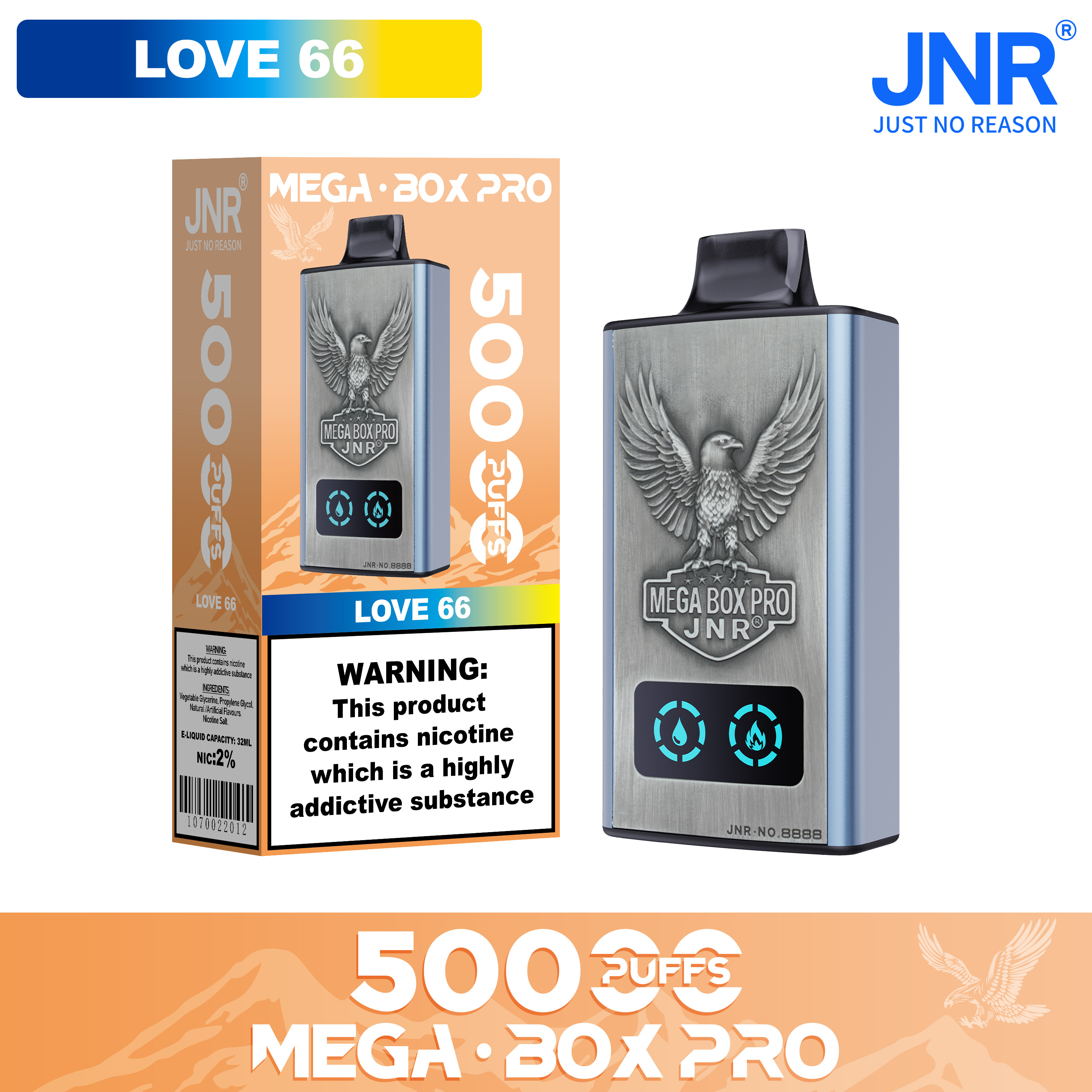 Mega Box Pro 50000 Puffs Disposable Vape - Vente en Gros / Groothandel