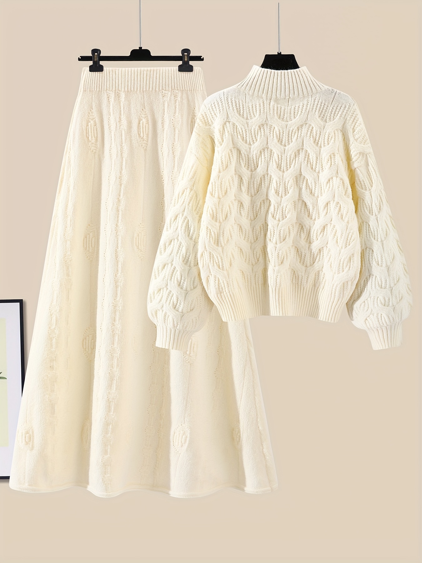 Women’s Warm Knitwear for Autumn And Winter Casual Cable-Knit Pullover Sweater