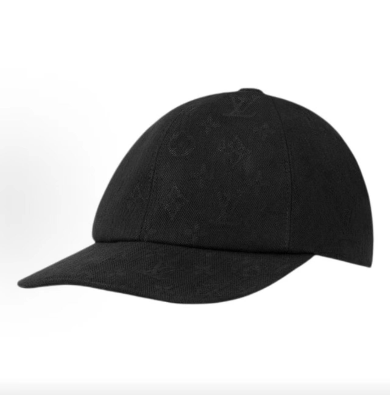 Louis Vuitton All Black Monogram Jacquard Baseball Cap