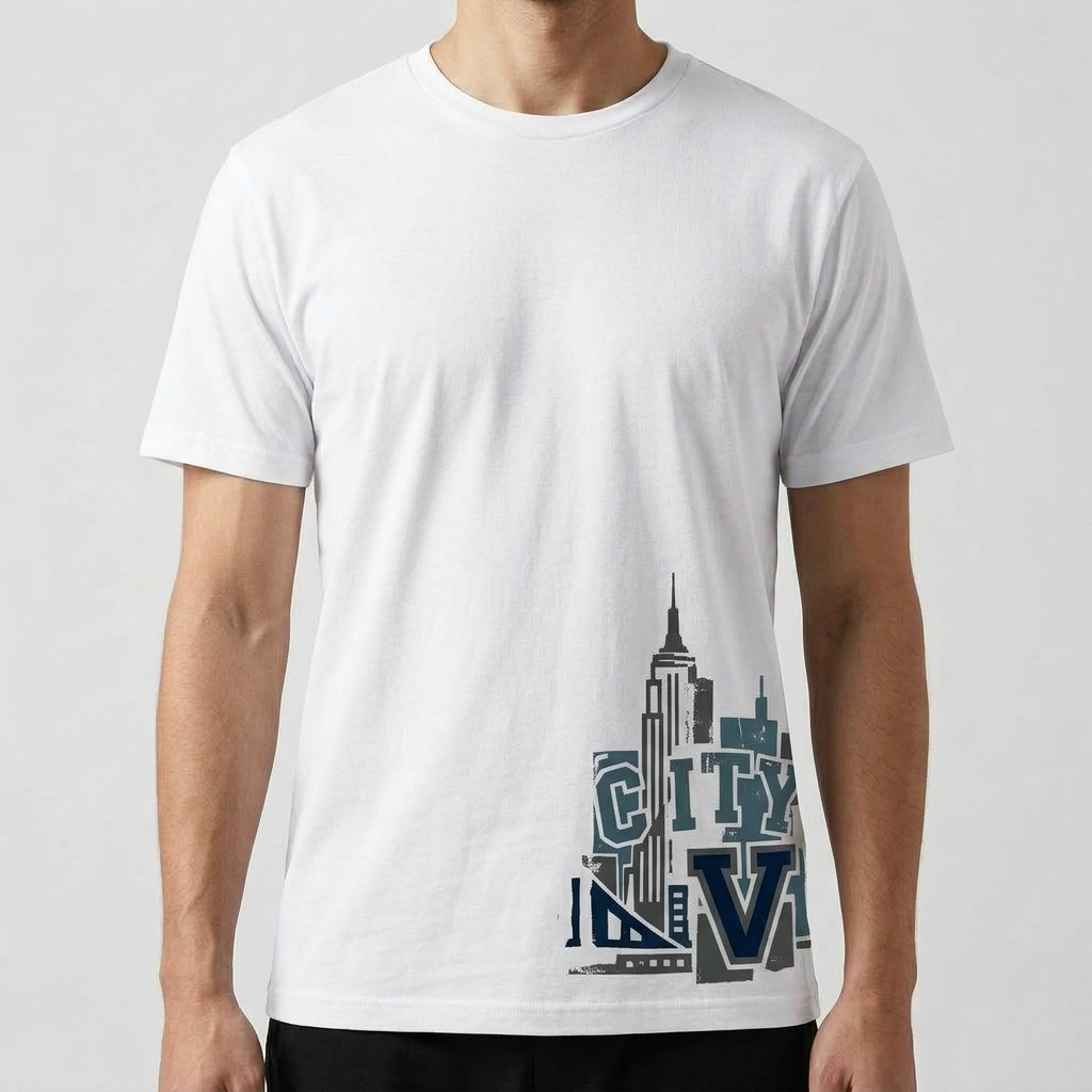 City Varsity Tee, Vintage Athletic Graphic T-Shirt, Unisex Streetwear Shirt CityTee7