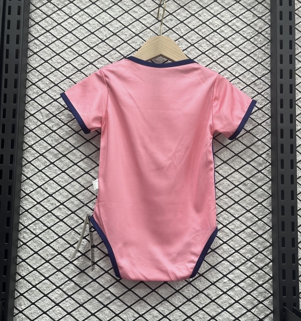 Barcelona Soccer Jersey Pink Baby Uniform 2025/26