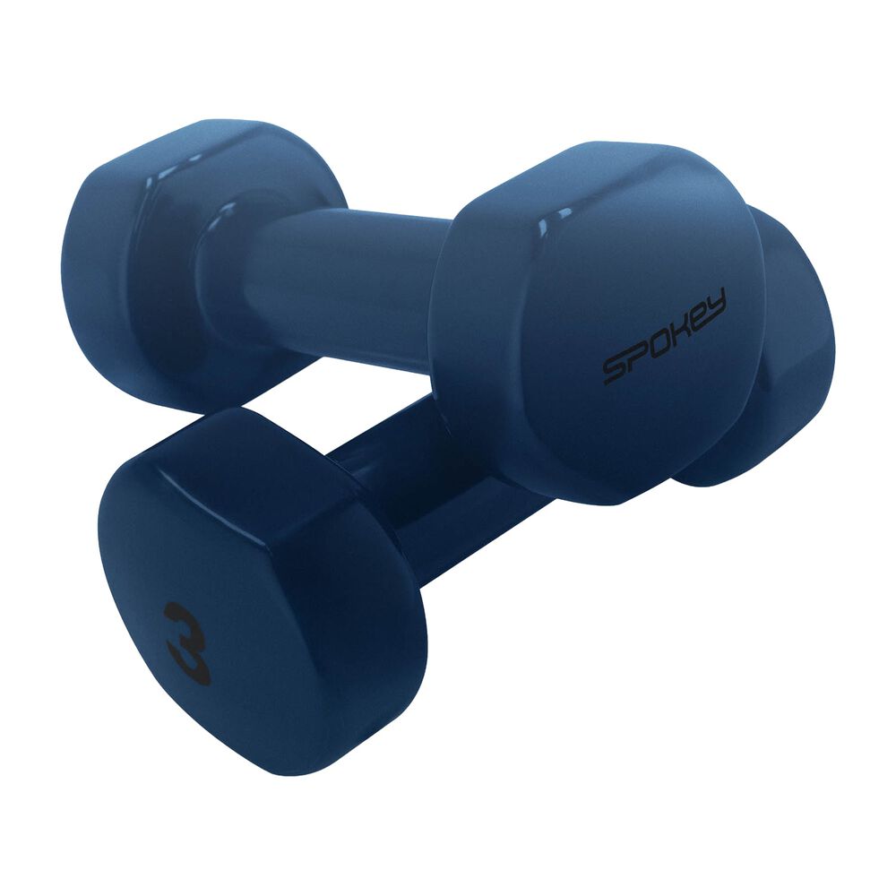 SPOKEY Zestaw 2 hantli Spokey Shape, 2 x 3 kg, granatowe