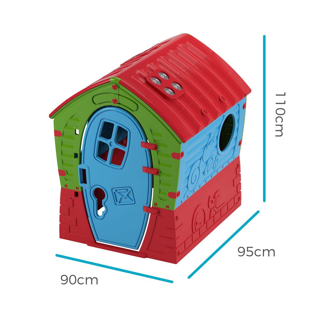 PALPLAY Domek ogrodowy Palplay Maayan Dream House, 95 x 90 x 110 cm, trzykolorowy