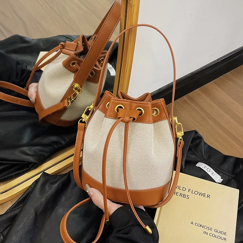 Chloe Canvas Bucket Bag