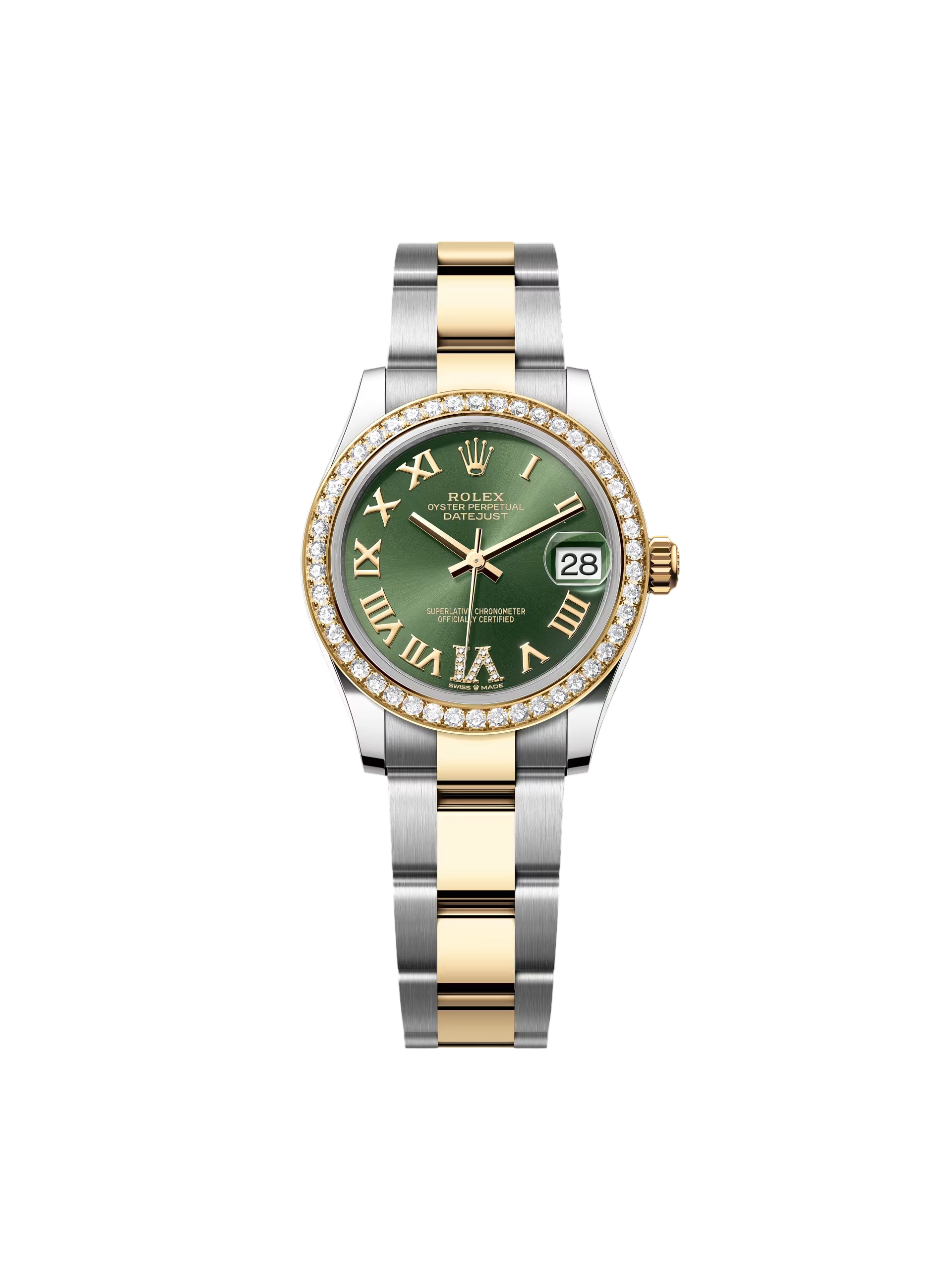 [2026 Mirror Grade]RLX Datejust m278383RBR-0015/0016 31mm Olive Green Dial Oyster Bracelet