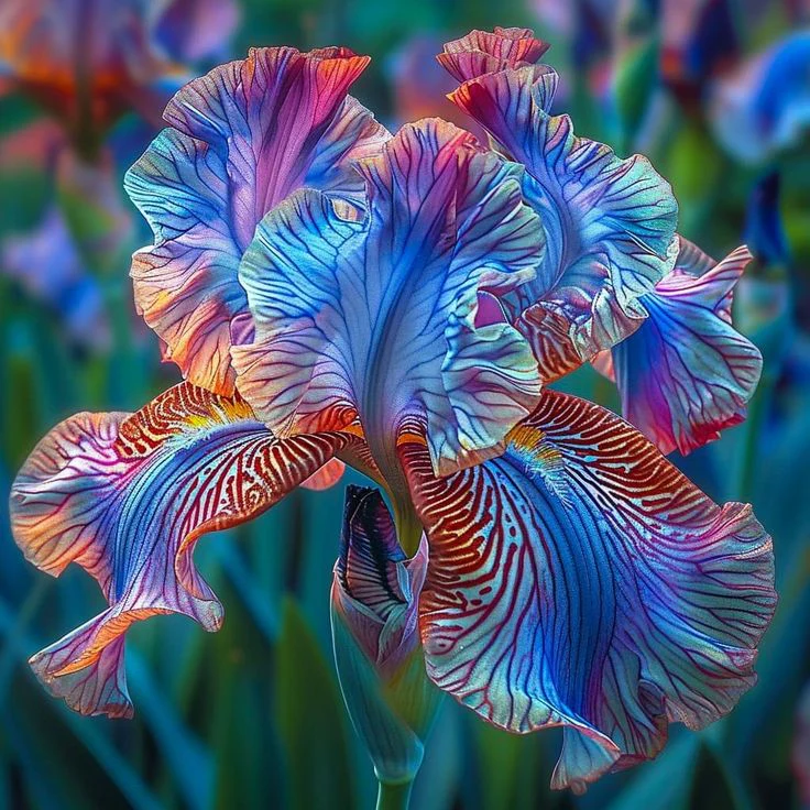 Crimson Crest-Rare Iris Bulbs⚜️