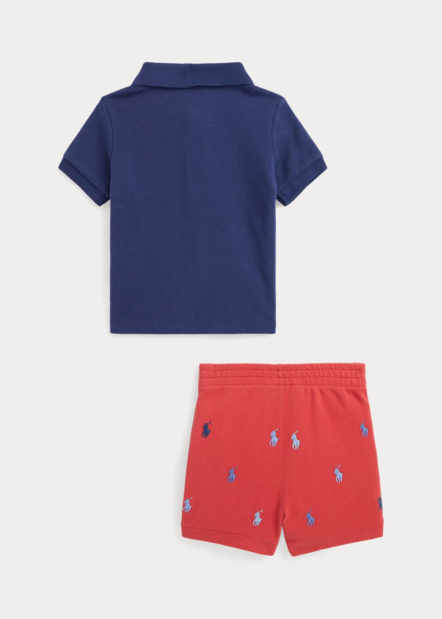Mesh Polo Shirt & Short Set