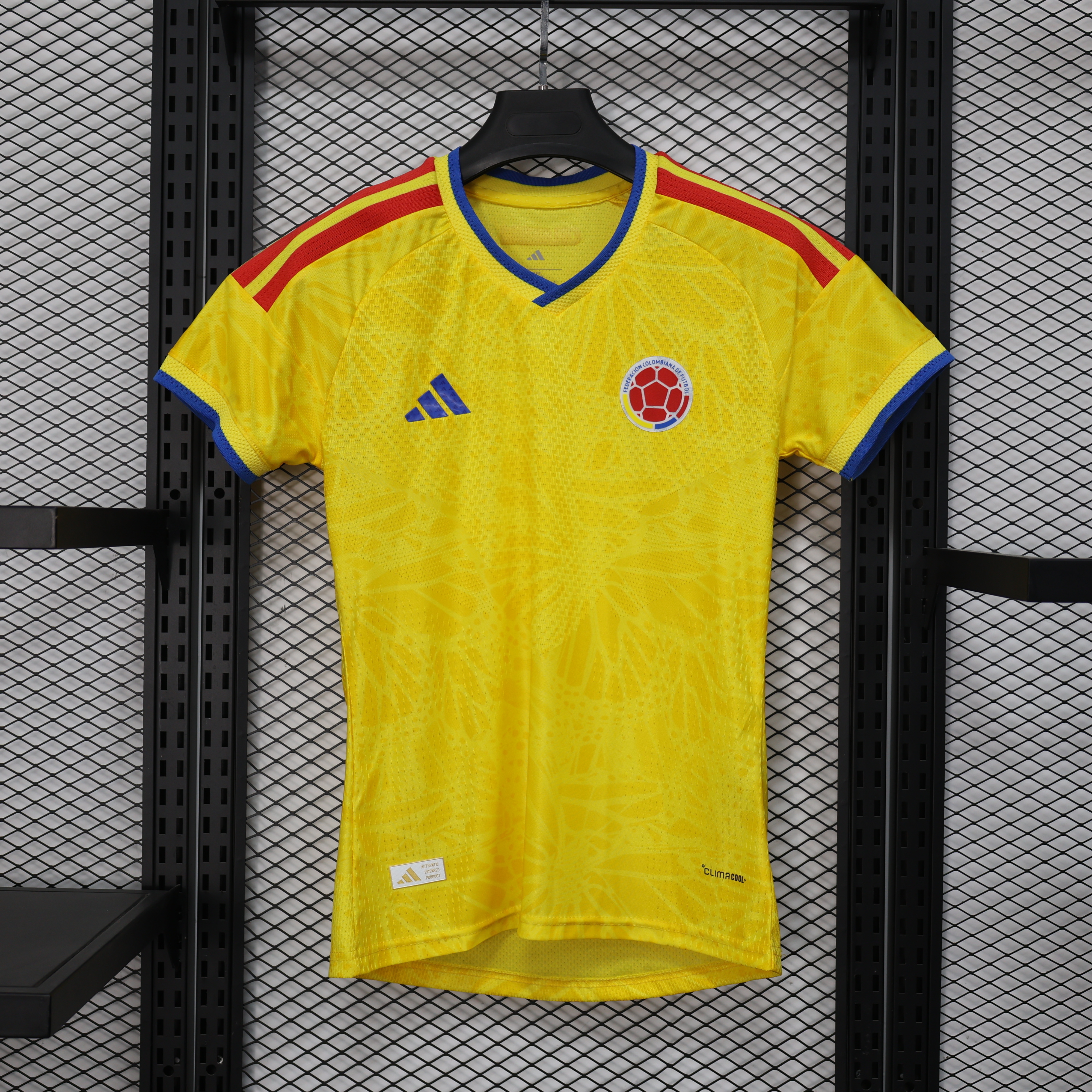 Colombia Authentic Soccer Jersey Women's Home Shirt World Cup 2026 - Player Version